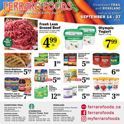 Ferraro Foods Flyer September 14 to 27