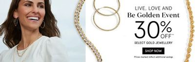 Peoples Jewellers Canada Deals: Save 30% OFF Gold Jewellery + Extra 20% OFF Clearance