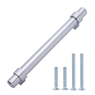 AmazonBasics AB2700-PC-10 Cabinet Pulls, 6.63" Length (5" Hole Center), Polished Chrome $33.2 (Reg $64.81)