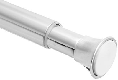 AmazonBasics Tension Shower Doorway Curtain Rod, 54-90", Chrome $21.95 (Reg $38.29)