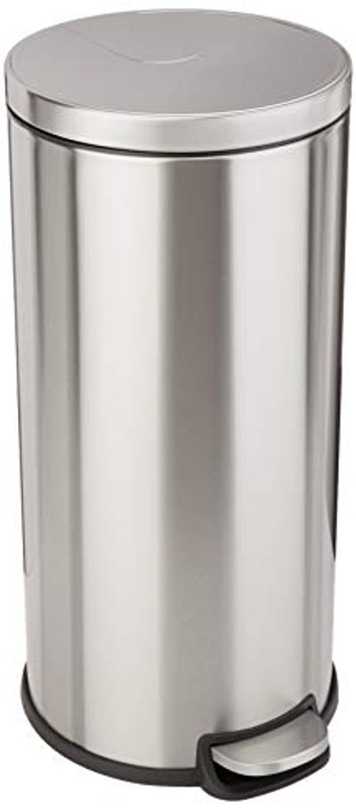 Amazon Basics Round Soft-Close Trash Can - 30L $46.76 (Reg $73.14)