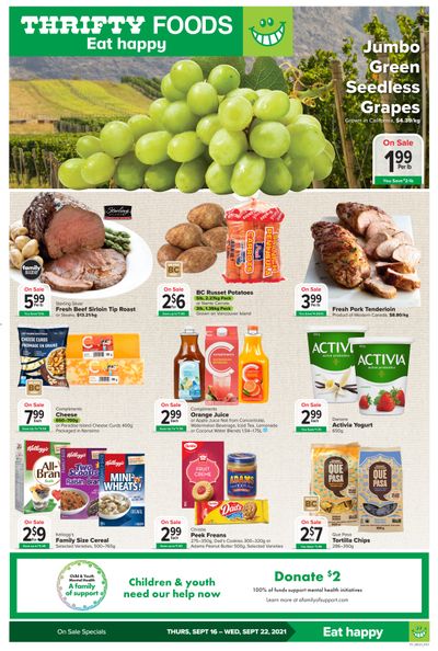 Thrifty Foods Flyer September 16 to 22