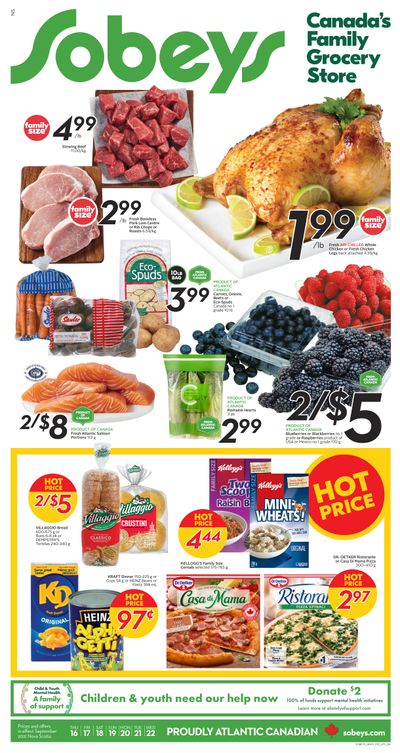 Sobeys (Atlantic) Flyer September 16 to 22