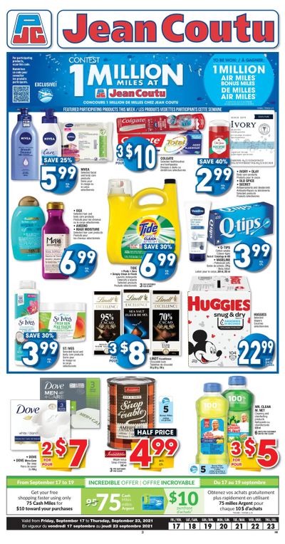 Jean Coutu (NB) Flyer September 17 to 23