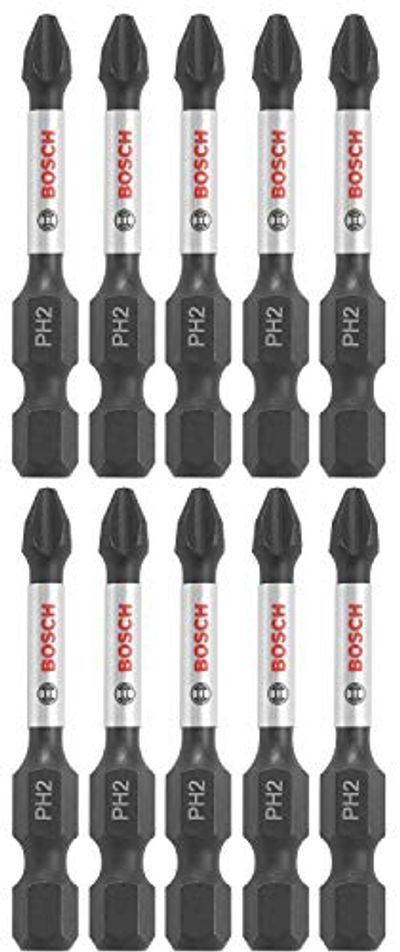 BOSCH ITPH22B 2 in. Phillips #2 Impact Tough Screwdriving Bit $11.42 (Reg $18.38)