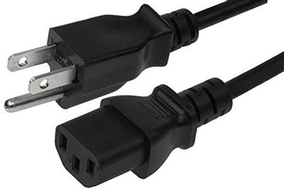 3 Feet (1 Meters) 14AWG Heavy Duty 3 Prong Monitor (Universal Power Cord) Computer Power Cord 3ft (1M) 3 conductor (IEC320 C13 to NEMA 5-15P) 15 Amp AC Power Cable CNE591551 $10.99 (Reg $16.44)