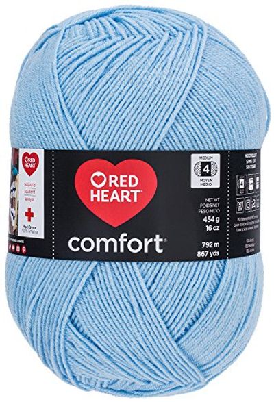 Red Heart E707D.3175 Comfort Yarn, Baby Blue $13.88 (Reg $22.84)