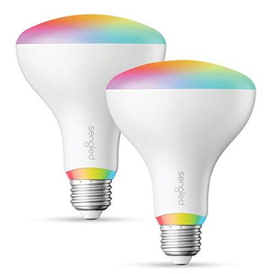 Sengled Zigbee Smart Light Bulbs, Smart Hub Required, Work with SmartThings Hub and Echo with Built-in Hub, Voice Control with Alexa and Google Home, Color BR30 Smart Flood Light Bulb, 75W 2 Pack $54.99 (Reg $74.05)