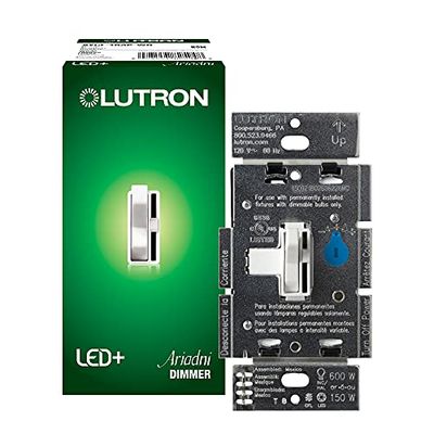 Lutron AYCL-153P-WH Ariadni Single Pole/3-Way CFL/LED Dimmer, White, 150-watt $11.77 (Reg $16.82)