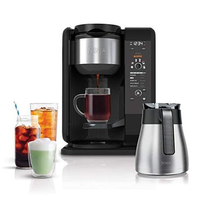Ninja Hot and Cold Brewed System, Auto-iQ Tea and Coffee Maker with 6 Brew Sizes, 5 Brew Styles, Frother, Coffee & Tea Baskets with Thermal Carafe (CP307) $249.99 (Reg $278.63)