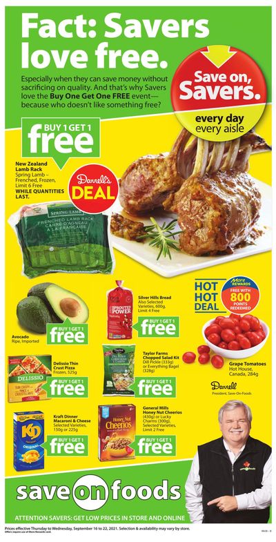 Save on Foods (AB) Flyer September 16 to 22