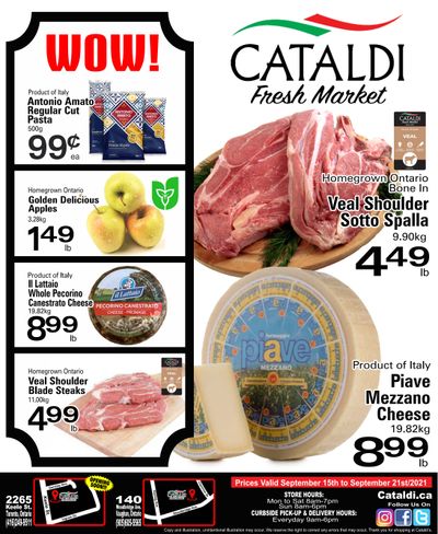 Cataldi Fresh Market Flyer September 15 to 21