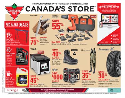 Canadian Tire (Atlantic) Flyer September 17 to 23