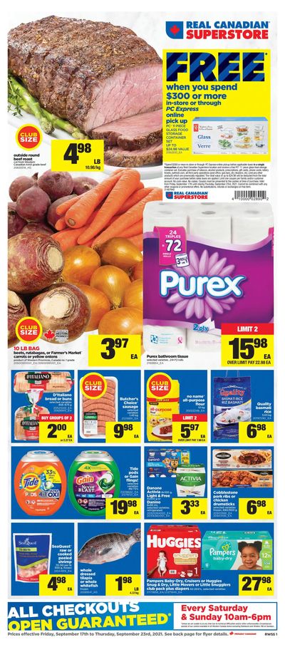 Real Canadian Superstore (West) Flyer September 17 to 23