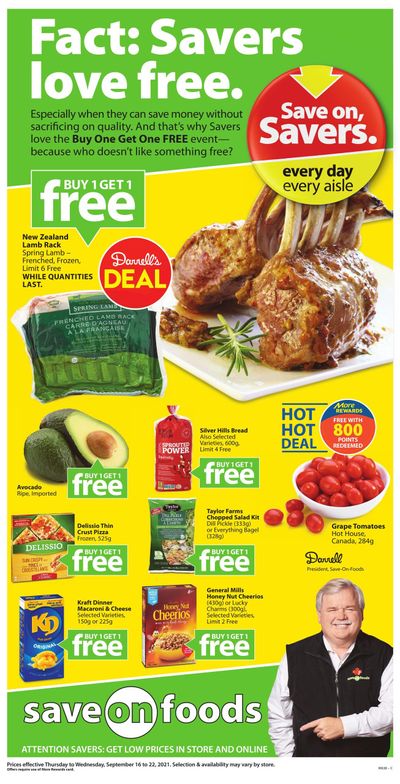 Save on Foods (SK) Flyer September 16 to 22