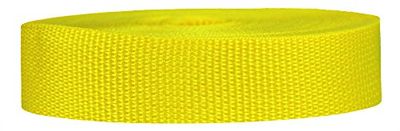 Strapworks Lightweight Polypropylene Webbing - Poly Strapping for Outdoor DIY Gear Repair, Pet Collar, Crafts - 1 Inch x 10 Yards - Yellow $10.97 (Reg $15.59)