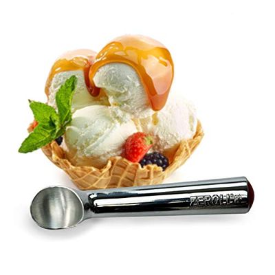 Zeroll 1030 Original Ice Cream Easy Scoop with Unique Liquid Filled Heat Conductive Handle Simple One Piece Aluminum Design Easy Release 60 Scoops per Gallon Made in USA, 1-ounce, Silver $17.82 (Reg $26.18)