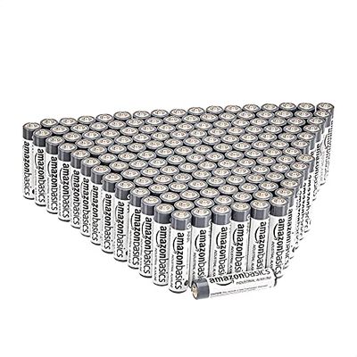 Amazon Basics 150 Pack AAA Industrial Alkaline Batteries, 5-Year Shelf Life, Easy to Open Value Pack $29.77 (Reg $36.28)