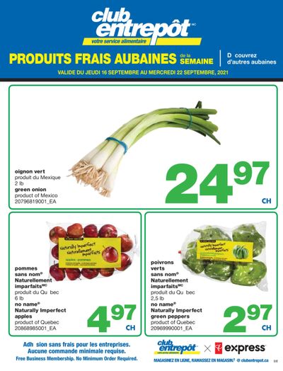 Wholesale Club (QC) Fresh Deals of the Week Flyer September 16 to 22