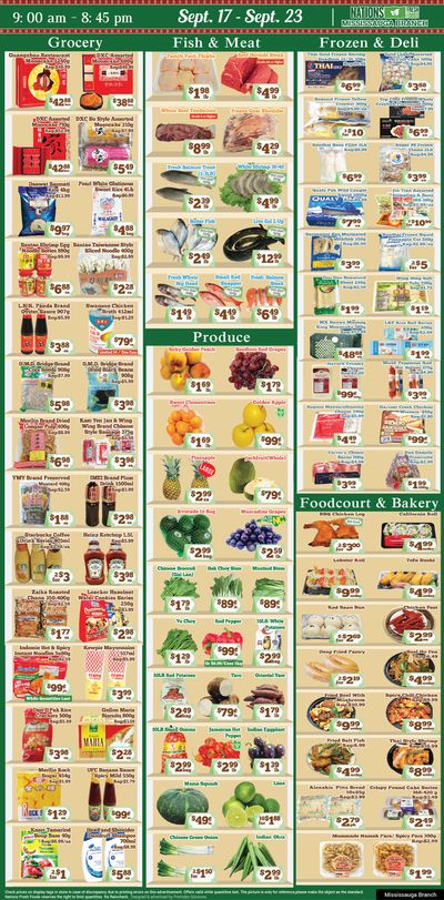 Nations Fresh Foods (Mississauga) Flyer September 17 to 23