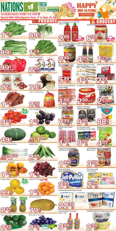 Nations Fresh Foods (Hamilton) Flyer September 17 to 23