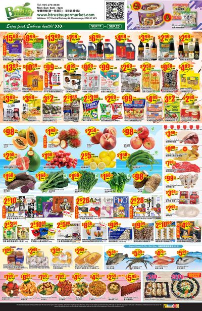 Btrust Supermarket (Mississauga) Flyer September 17 to 23