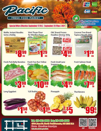 Pacific Fresh Food Market (North York) Flyer September 17 to 23