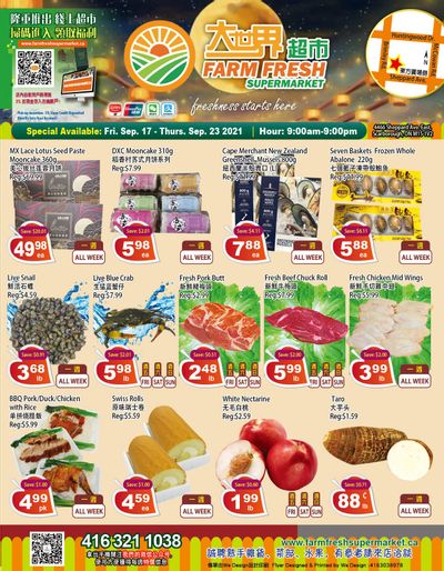 Farm Fresh Supermarket Flyer September 17 to 23