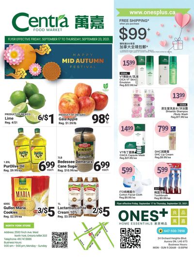 Centra Foods (North York) Flyer September 17 to 23