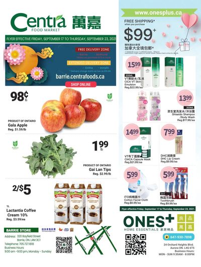 Centra Foods (Barrie) Flyer September 17 to 23