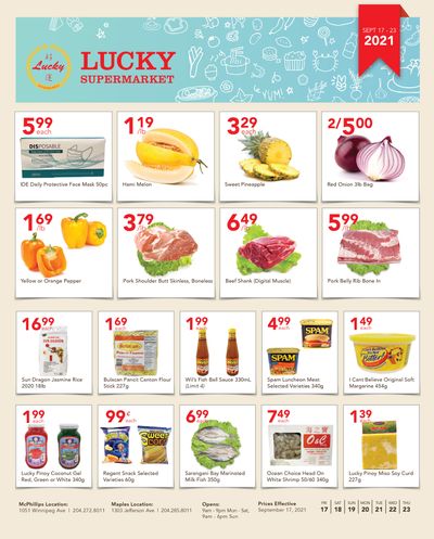 Lucky Supermarket (Winnipeg) Flyer September 17 to 23