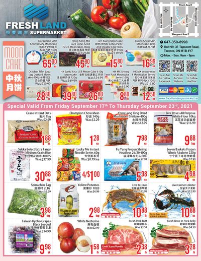 FreshLand Supermarket Flyer September 17 to 23