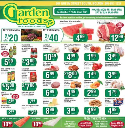 Garden Foods Flyer September 17 to 23