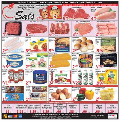 Sal's Grocery Flyer September 17 to 23