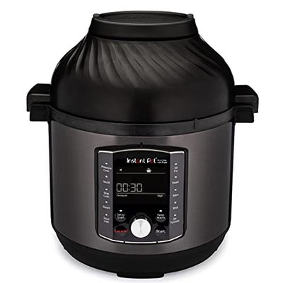 Instant Pot Pro Crisp 11-in-1 Electric Pressure Cooker with Air Fryer Combo, 8 Quart, Roast, Bake, Dehydrate, Slow Cook, Rice Cooker, Steamer, Sauté, 14 One-Touch Programs $262.96 (Reg $285.70)