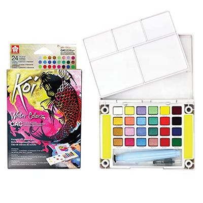 Sakura Pocket Set Koi Watercolor Kit, 24 Colors Count $22.89 (Reg $29.94)