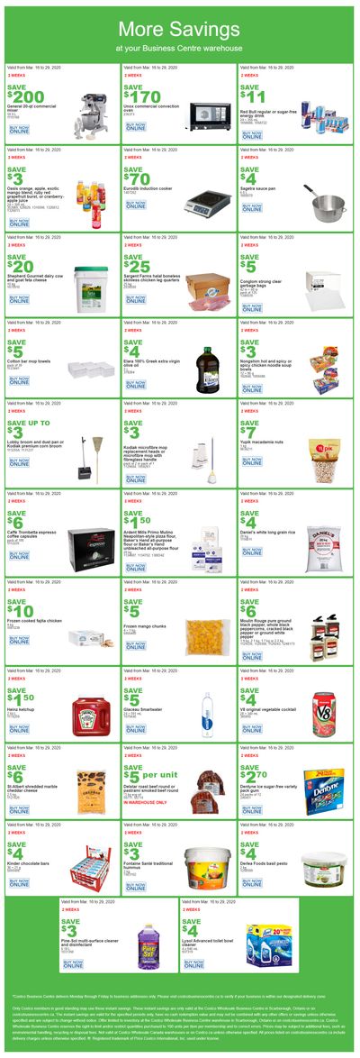 Costco Business Centre (Scarborough, ON) Instant Savings Flyer March 16 to 29