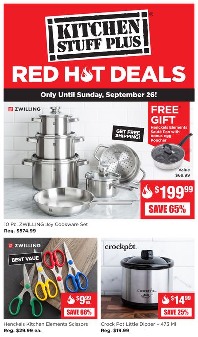 Kitchen Stuff Plus Red Hot Deals Flyer September 20 to 26