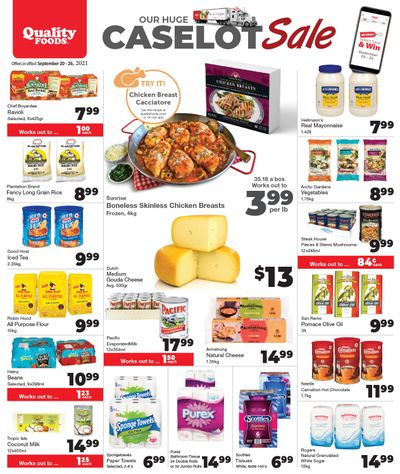 Quality Foods Flyer September 20 to 26