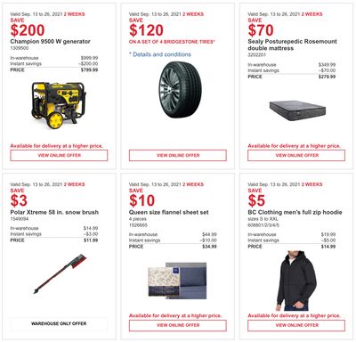 Costco Canada More Savings Weekly Coupons/Flyers: All Costco Wholesale Warehouses in Canada Until September 26