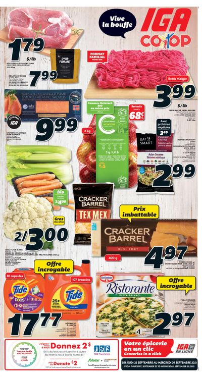 IGA (NB) Flyer September 23 to 29