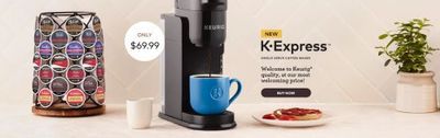 Keurig Canada Deals: Save 15% OFF Beverages + Up to 25% OFF Sale + New K-Express Only $69.99