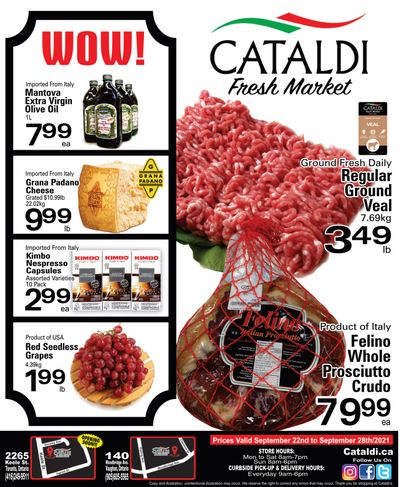Cataldi Fresh Market Flyer September 22 to 28
