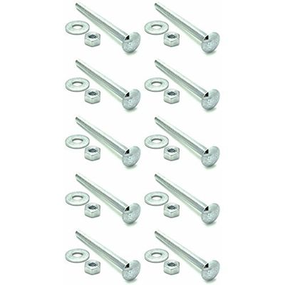 SNUG Fasteners (SNG328) Ten (10) 3/8-16 x 3 Long Carriage Bolts Set w/Nuts & Washers $15.82 (Reg $25.06)