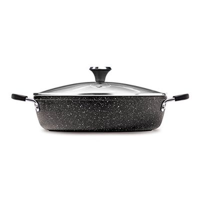 Starfrit 030339-004-0000 The Rock One Pot 12" Dutch Oven with Lid, Black $37.97 (Reg $47.97)