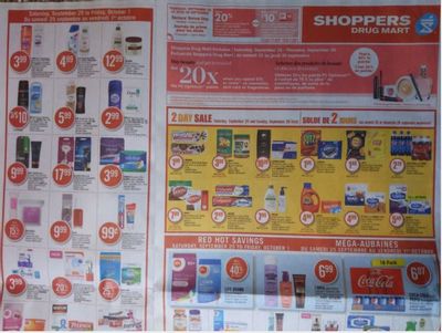 Shoppers Drug Mart Canada: Get 20x The Points When You Spend $75 Or More On Cosmetics September 25th – October 1st