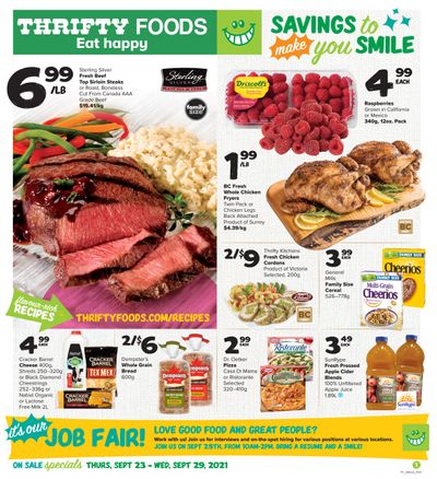 Thrifty Foods Flyer September 23 to 29