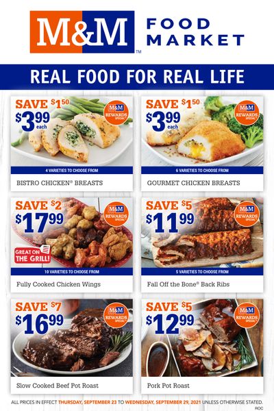 M&M Food Market (AB, BC, NWT, Yukon, NL) Flyer September 23 to 29
