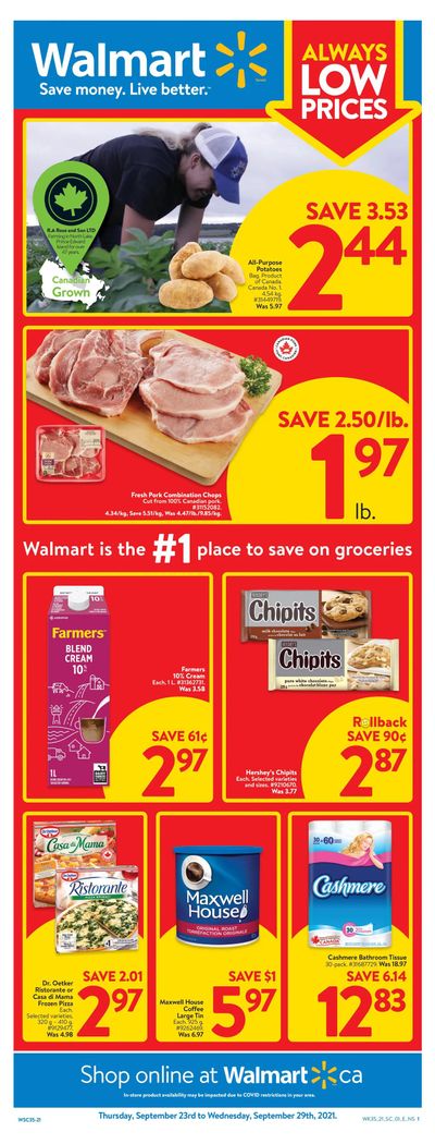 Walmart (Atlantic) Flyer September 23 to 29