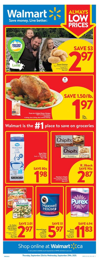 Walmart (West) Flyer September 23 to 29